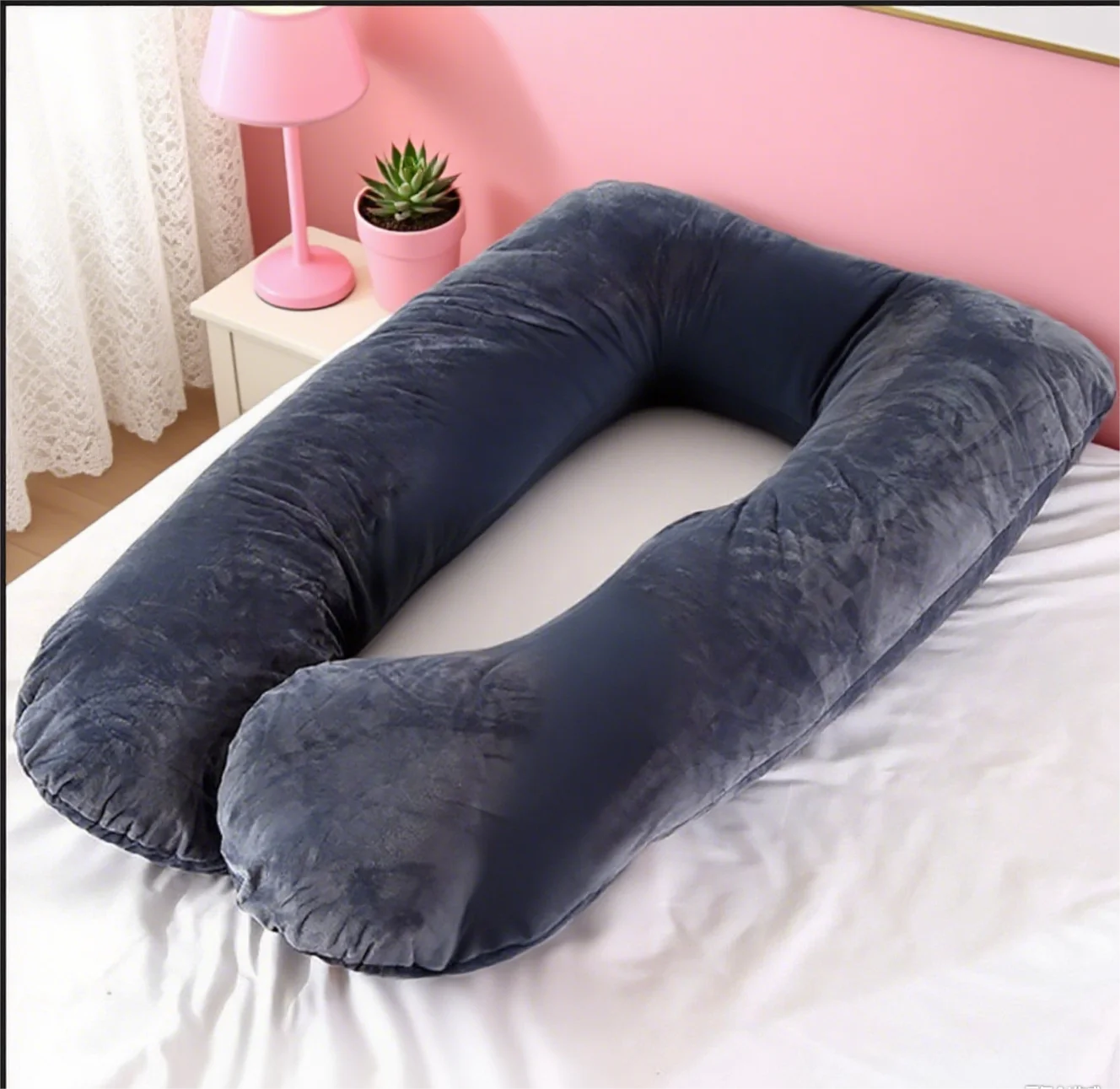 Velvet‑Harbor U‑Pillow