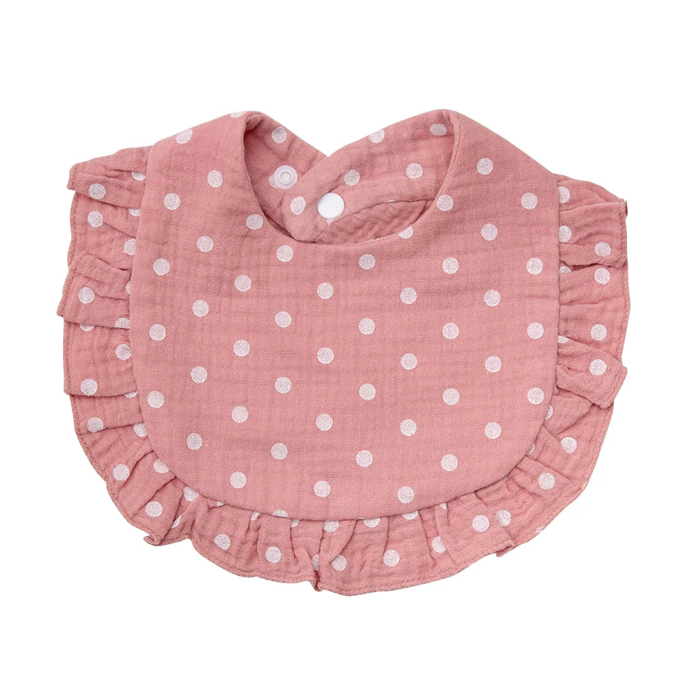Ruffled Blossom Feeding Bib