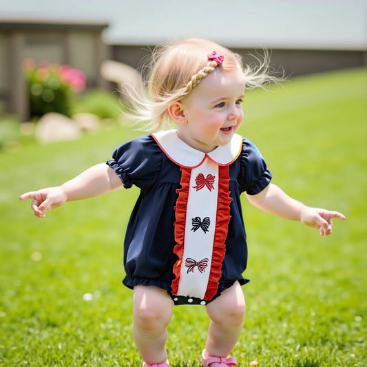 Sun‑Kissed Bow Romper