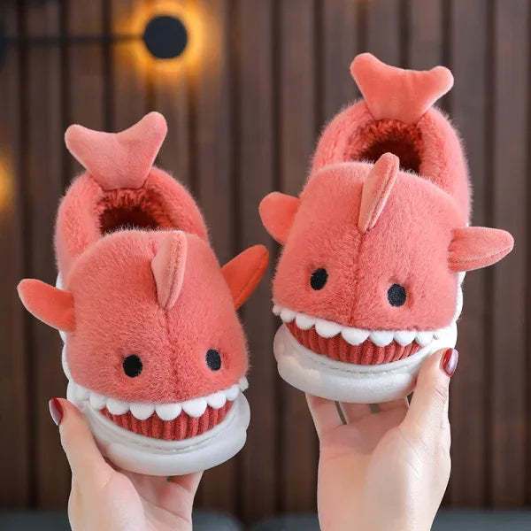 Shark Cotton Slippers For Indoor Home Use