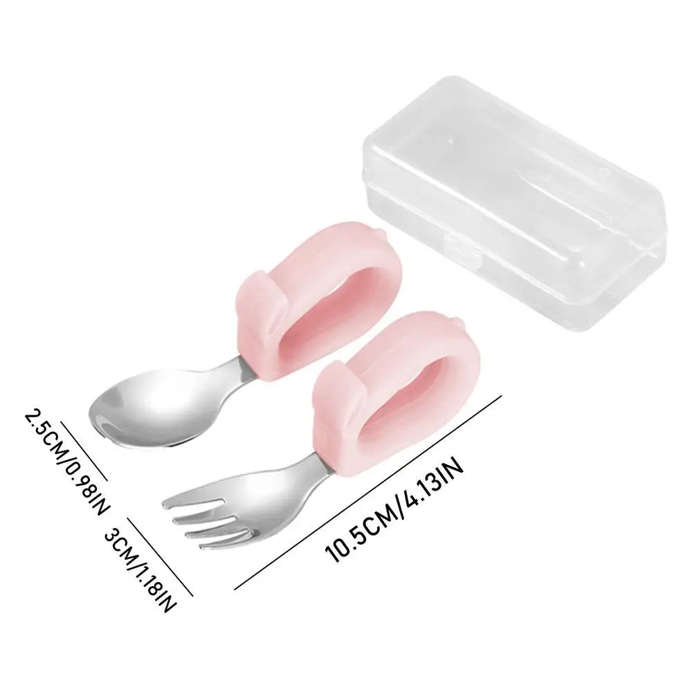 Fork and Spoon Set with Travel Case