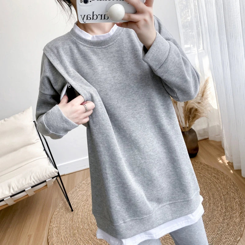 Mamma's Cozy Nursing Sweatshirt