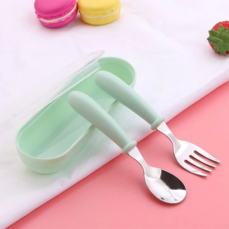 Children’s Utensil 3‑Set with Travel Case