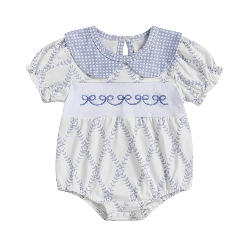 Bows-in-Bloom Embroidered Summer Dress