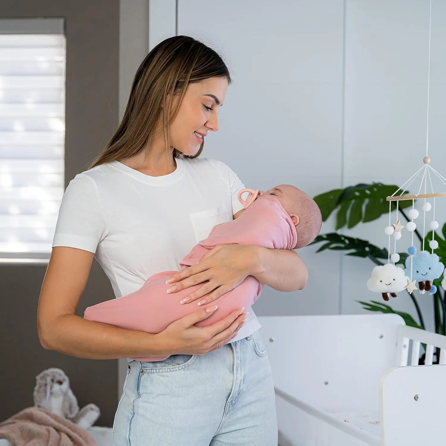 Newborn Swaddle Blanket Set