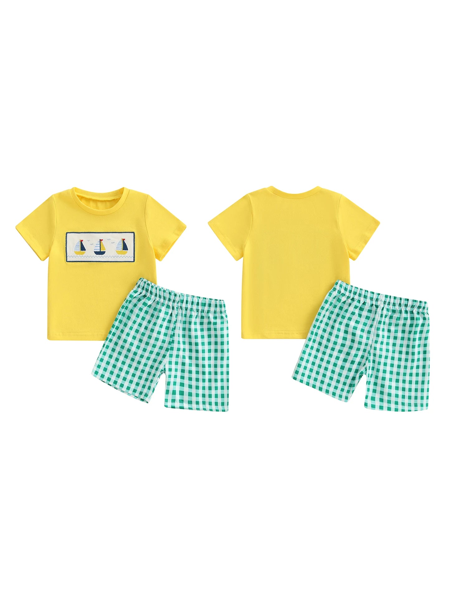 Sunward Boat & Plaid Set