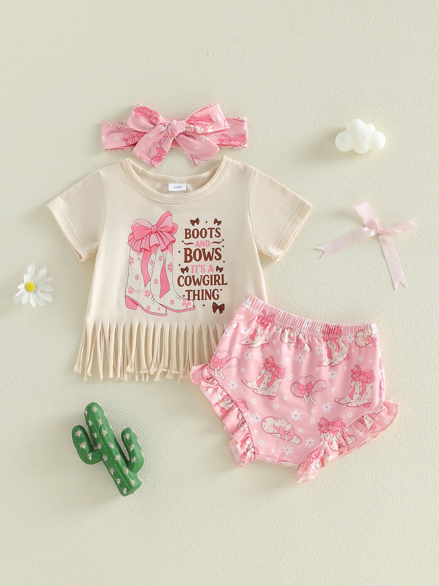 Boots & Bows Cowgirl Set