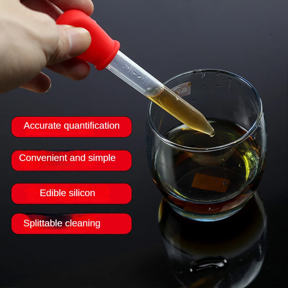 Silicone Plastic 5ml Pipettes (10 PCS)