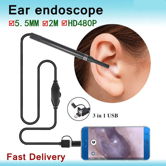 Ear Endoscope USB HD Mini Camera