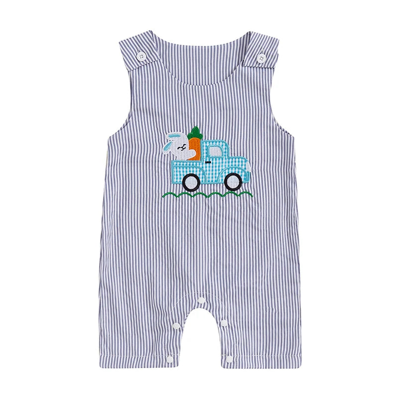 Bunny Truck Spring Romper
