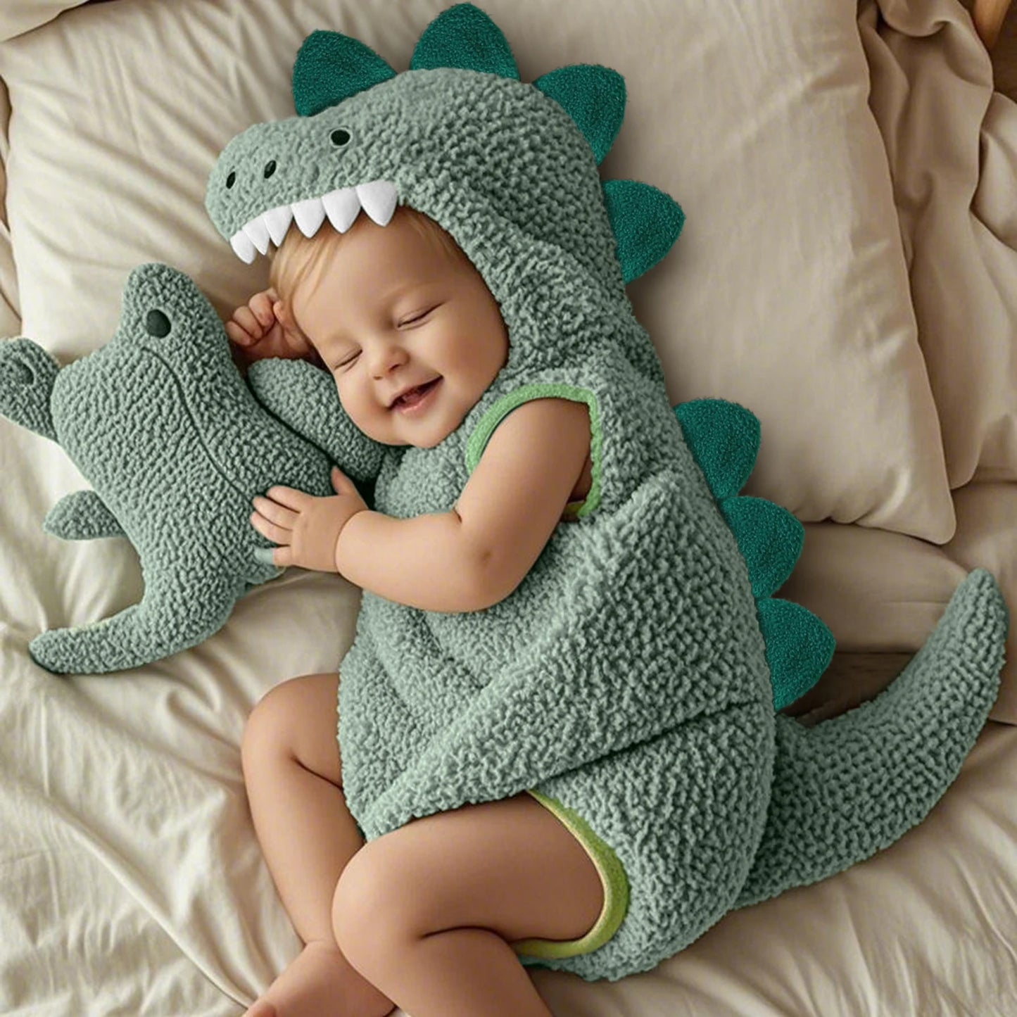 Tiny Thunder Dinosaur Romper