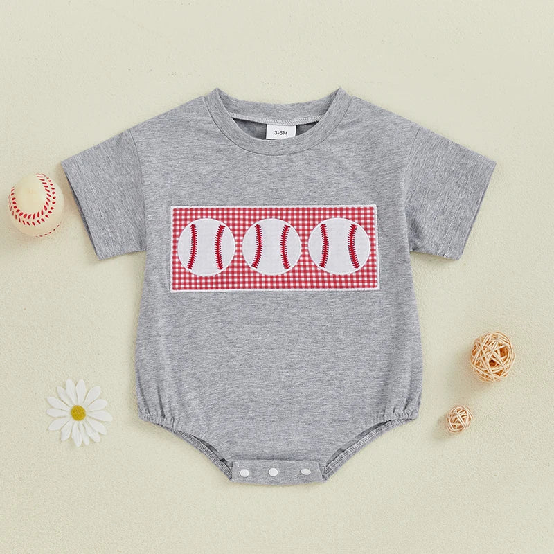 Little Ballplayer Romper