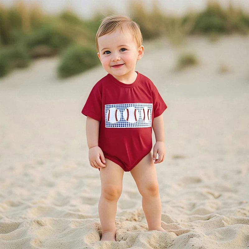 Little Ballplayer Romper
