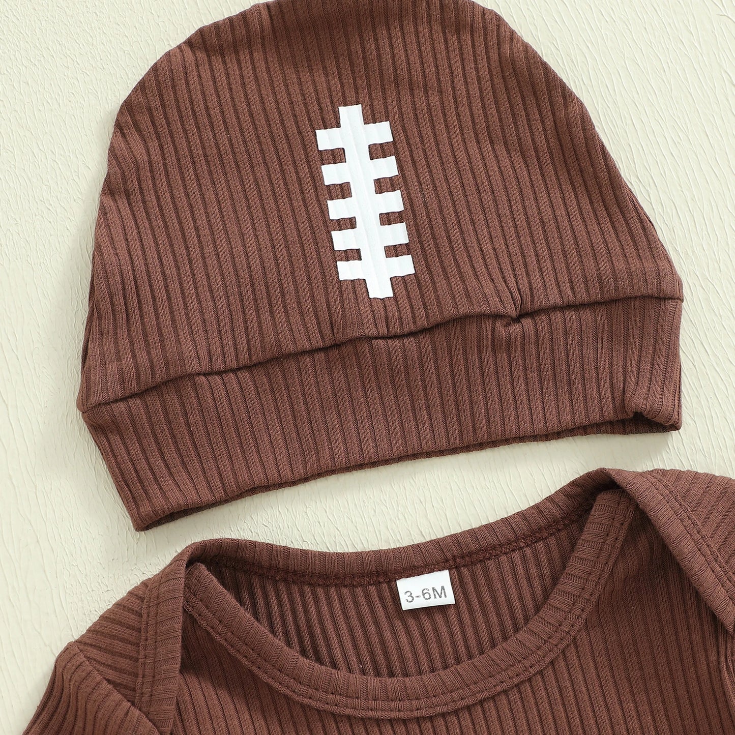 Football Romper with Hat