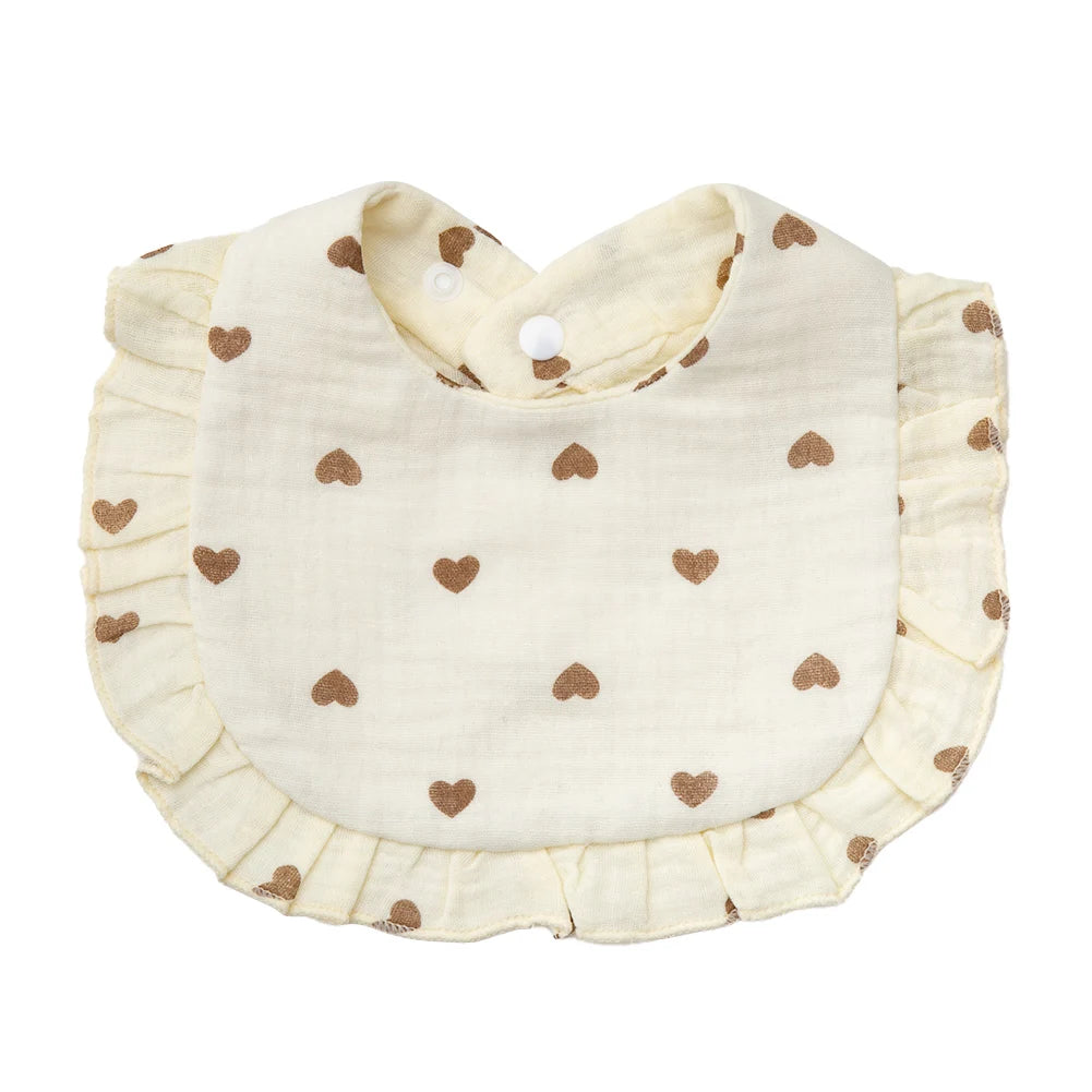 Ruffled Blossom Feeding Bib