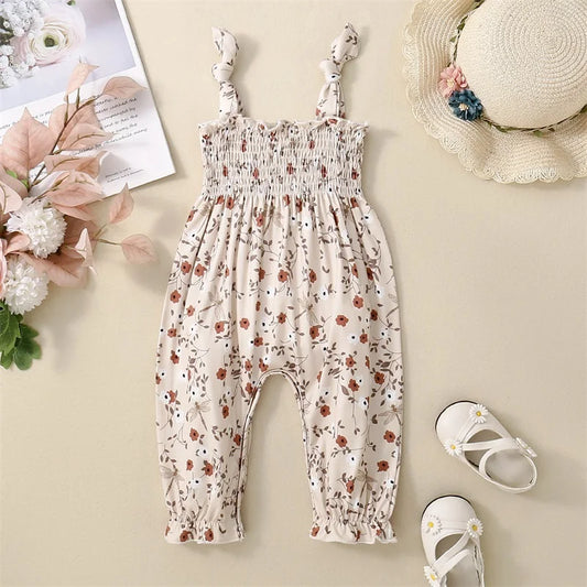 Meadow‑Knot Halter Romper