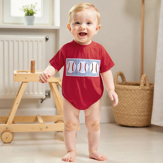 Little Ballplayer Romper