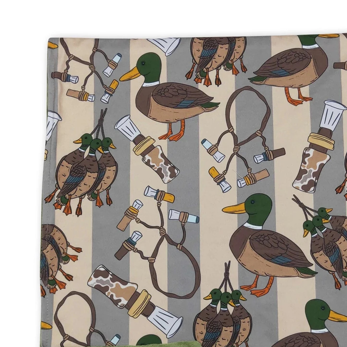 Baby Blanket with Camo Duck Call Stripes