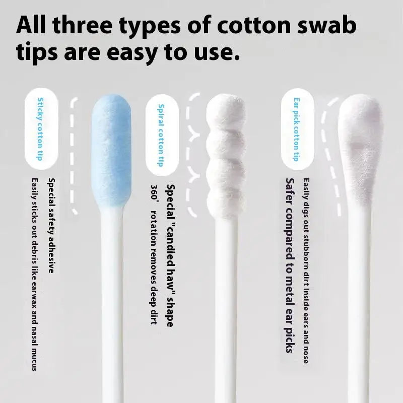 Baby Ear Wax Removal Swabs – 50 Count