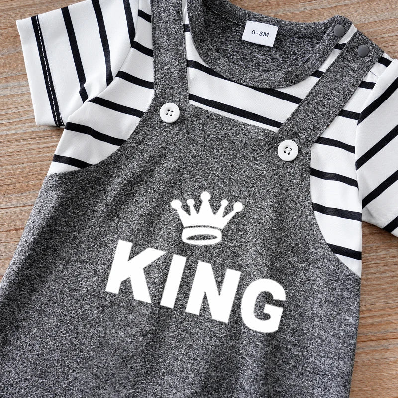 Little King Knit Romper