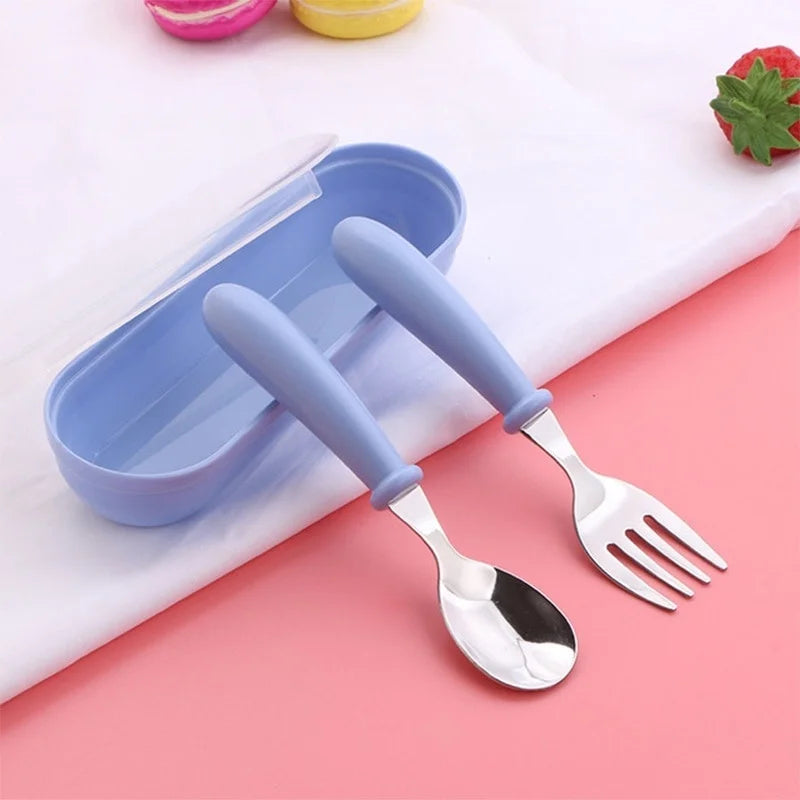 Children’s Utensil 3‑Set with Travel Case