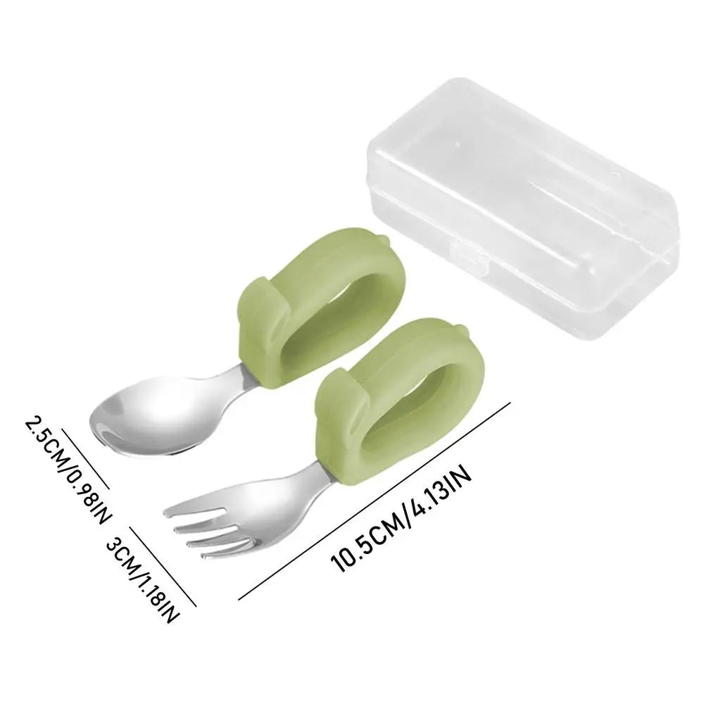 Fork and Spoon Set with Travel Case