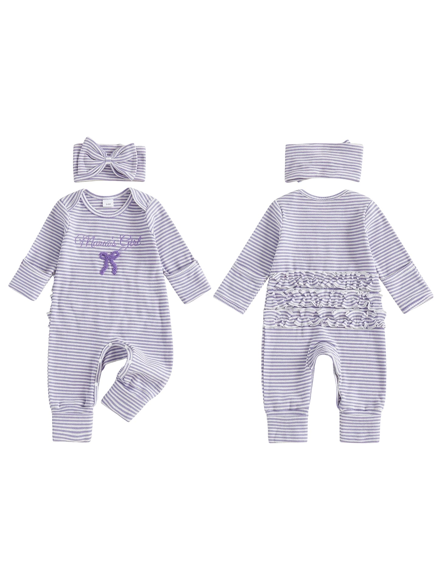 Autumn Seedling Stripe Romper