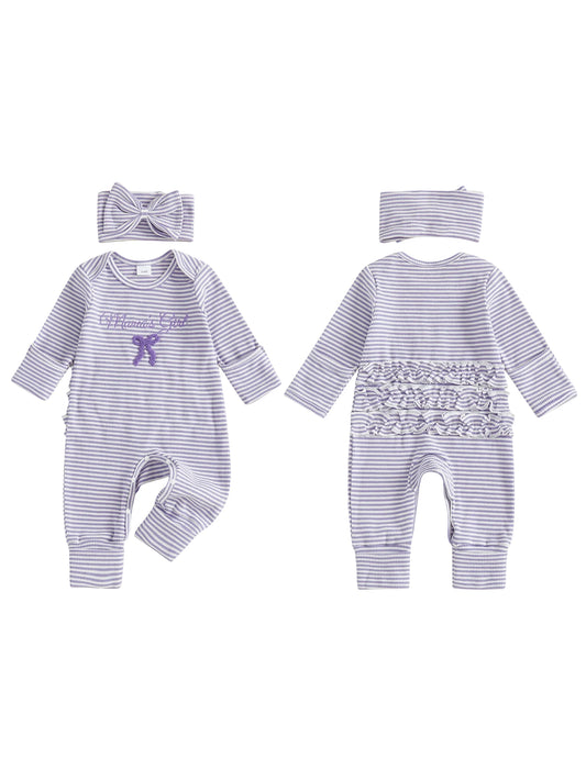 Autumn Seedling Stripe Romper