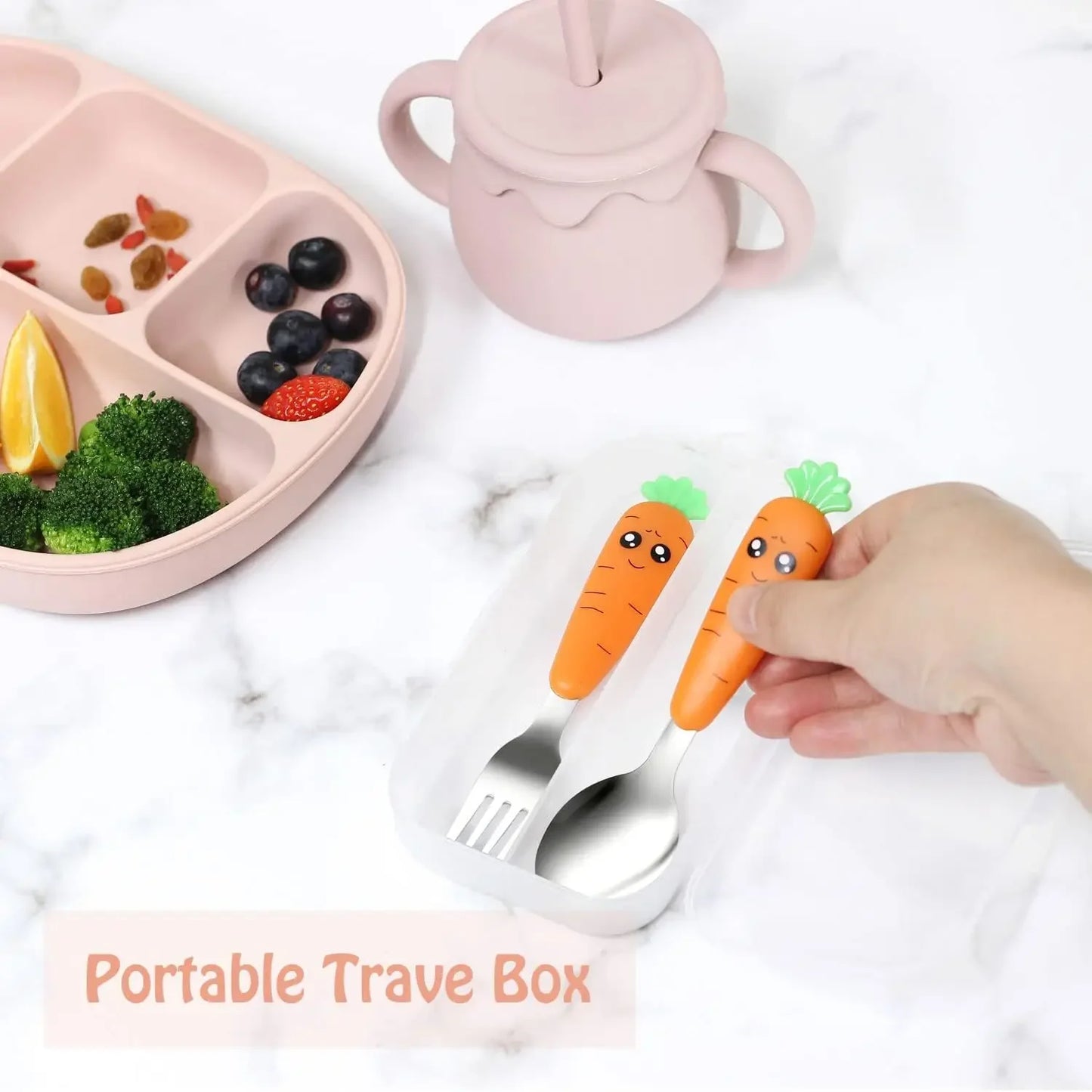 Toddler Utensils with Case