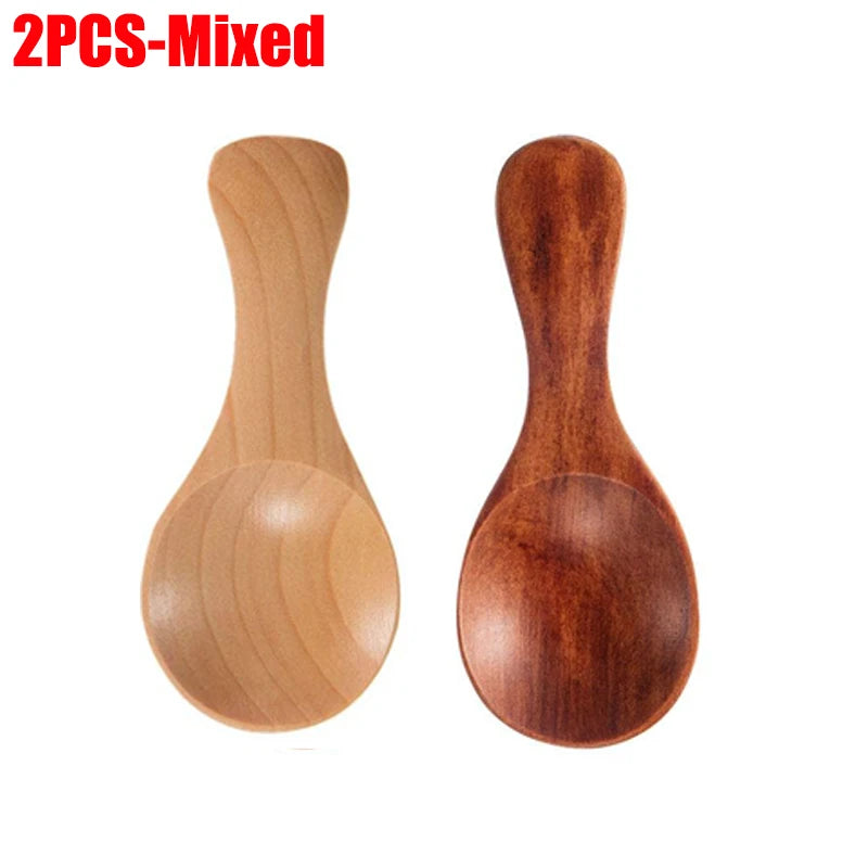 Mini Natural Wooden Spoons – 10-Pack