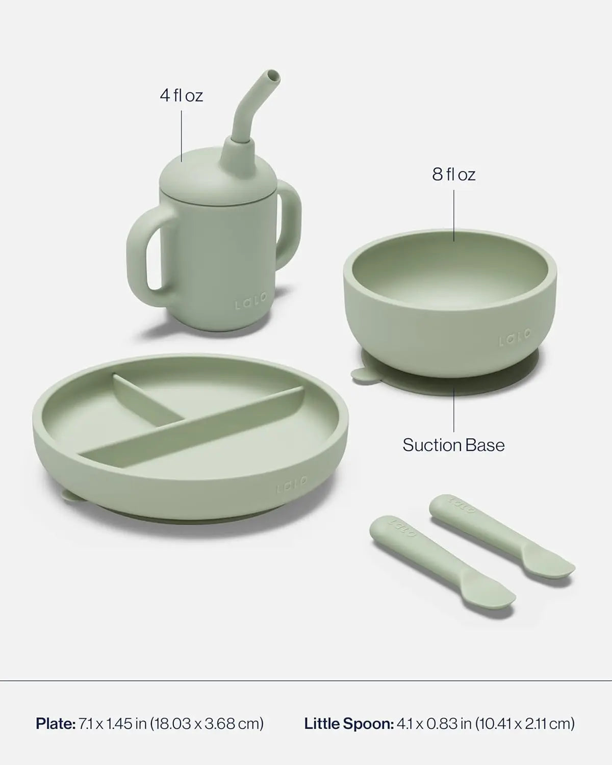 First Bites Silicone Baby Feeding Set
