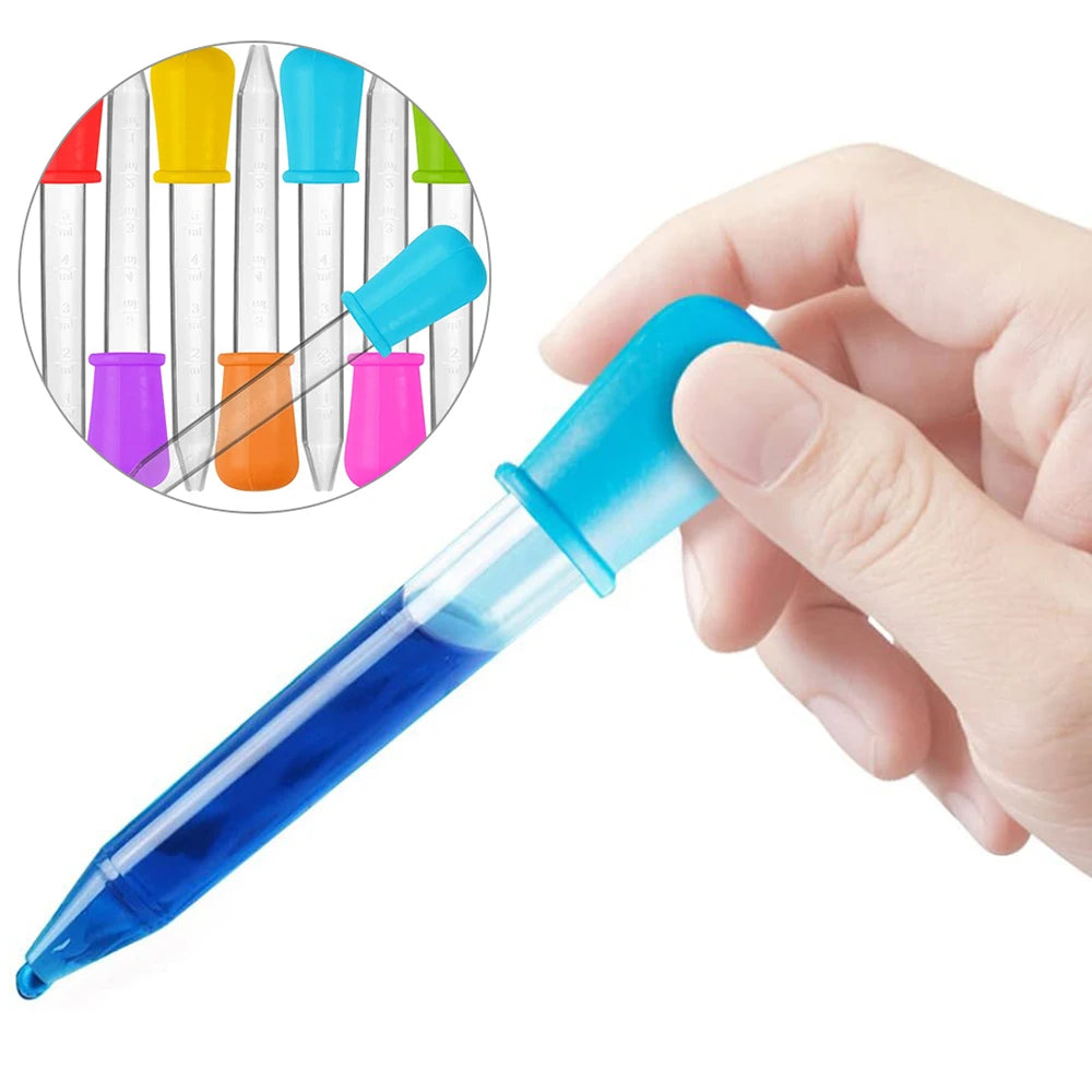 Silicone Plastic 5ml Pipettes (10 PCS)