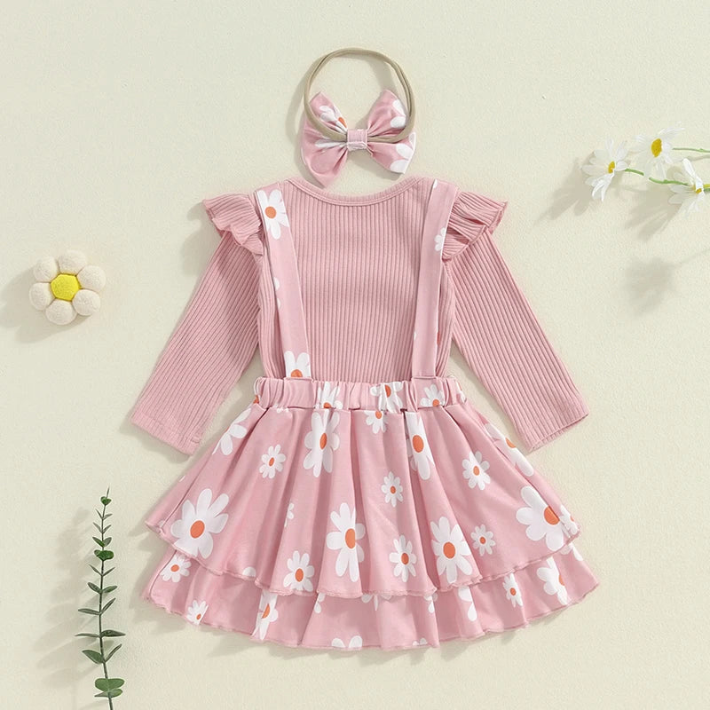 Hearthwoven Plaid Ruffle Set