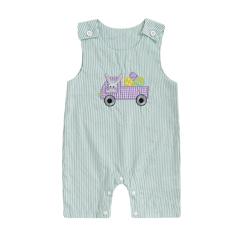 Bunny Truck Spring Romper
