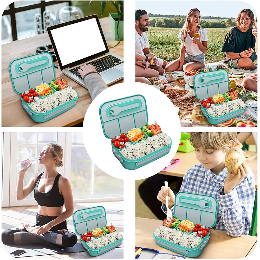 Portable Plastic Lunch/Bento Box