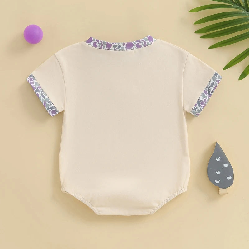 Apricot Duckling Meadow Romper