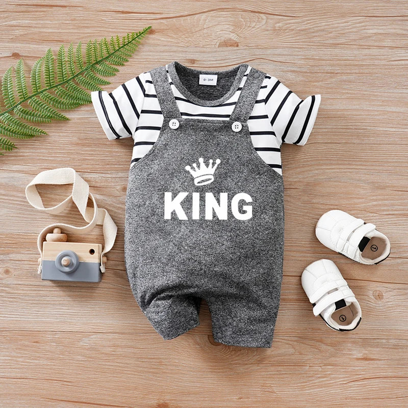 Little King Knit Romper