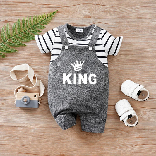 Little King Knit Romper
