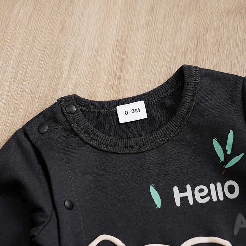 Koala‑Breeze Cotton Bodysuit