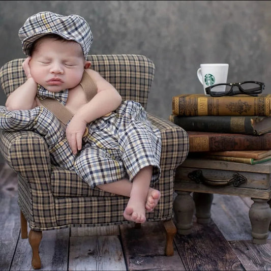 Newborn Photography Props Pillow Boy Set For Babies Accessories Hat Male Costume Photos