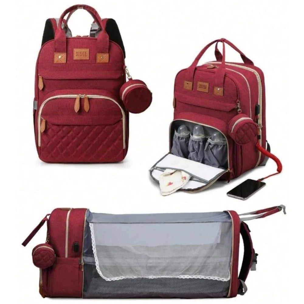Hearth‑Wayfold Diaper Backpack