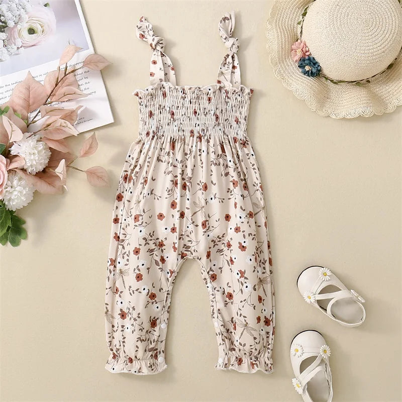 Meadow‑Knot Halter Romper