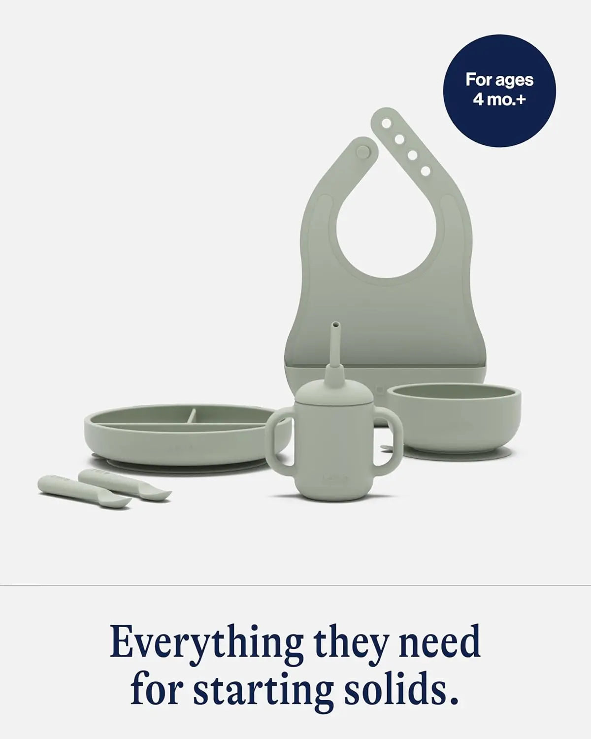 First Bites Silicone Baby Feeding Set