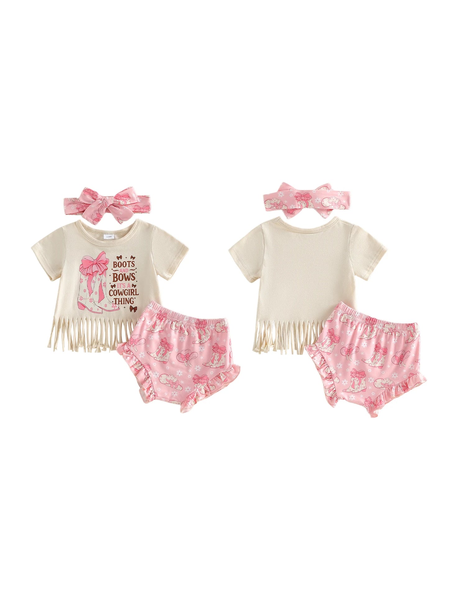 Boots & Bows Cowgirl Set
