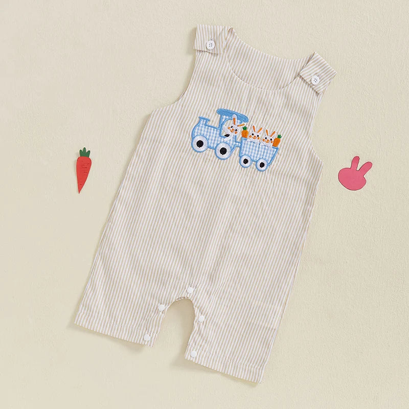 Bunny Truck Spring Romper