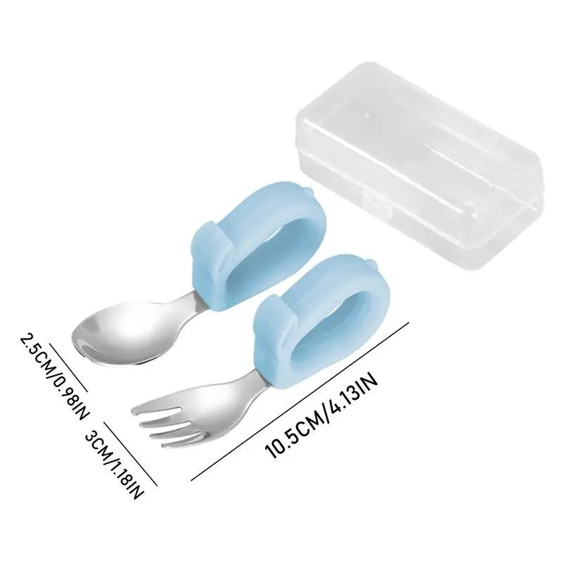 Fork and Spoon Set with Travel Case