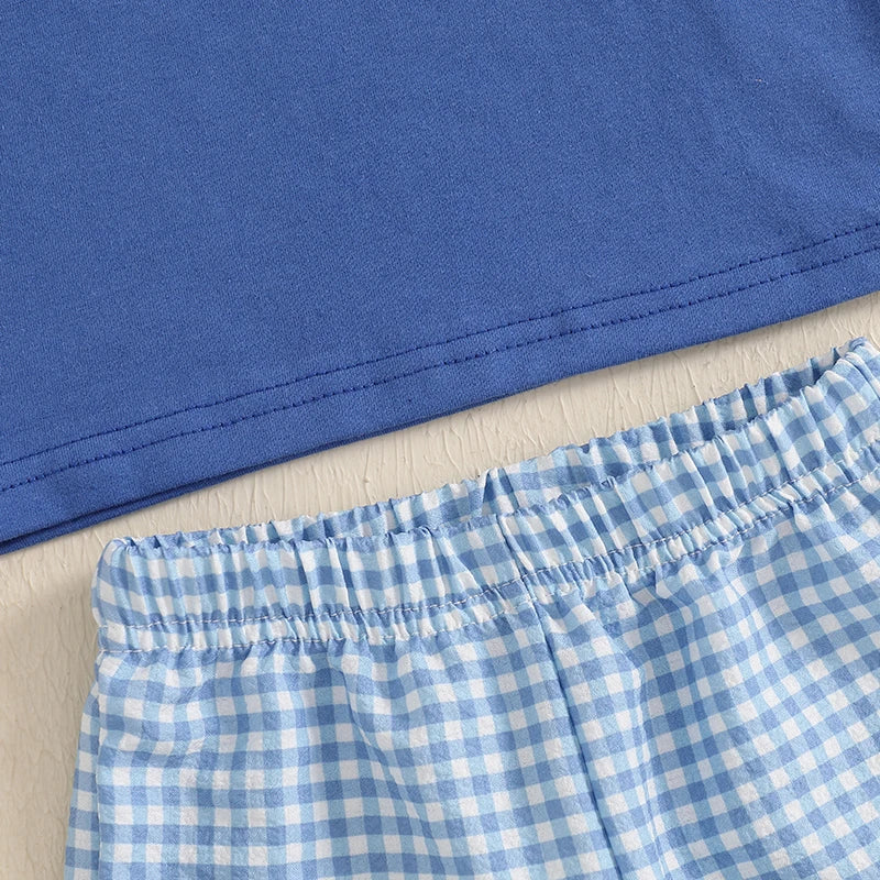 Starboard Harbor Tee & Plaid Shorts