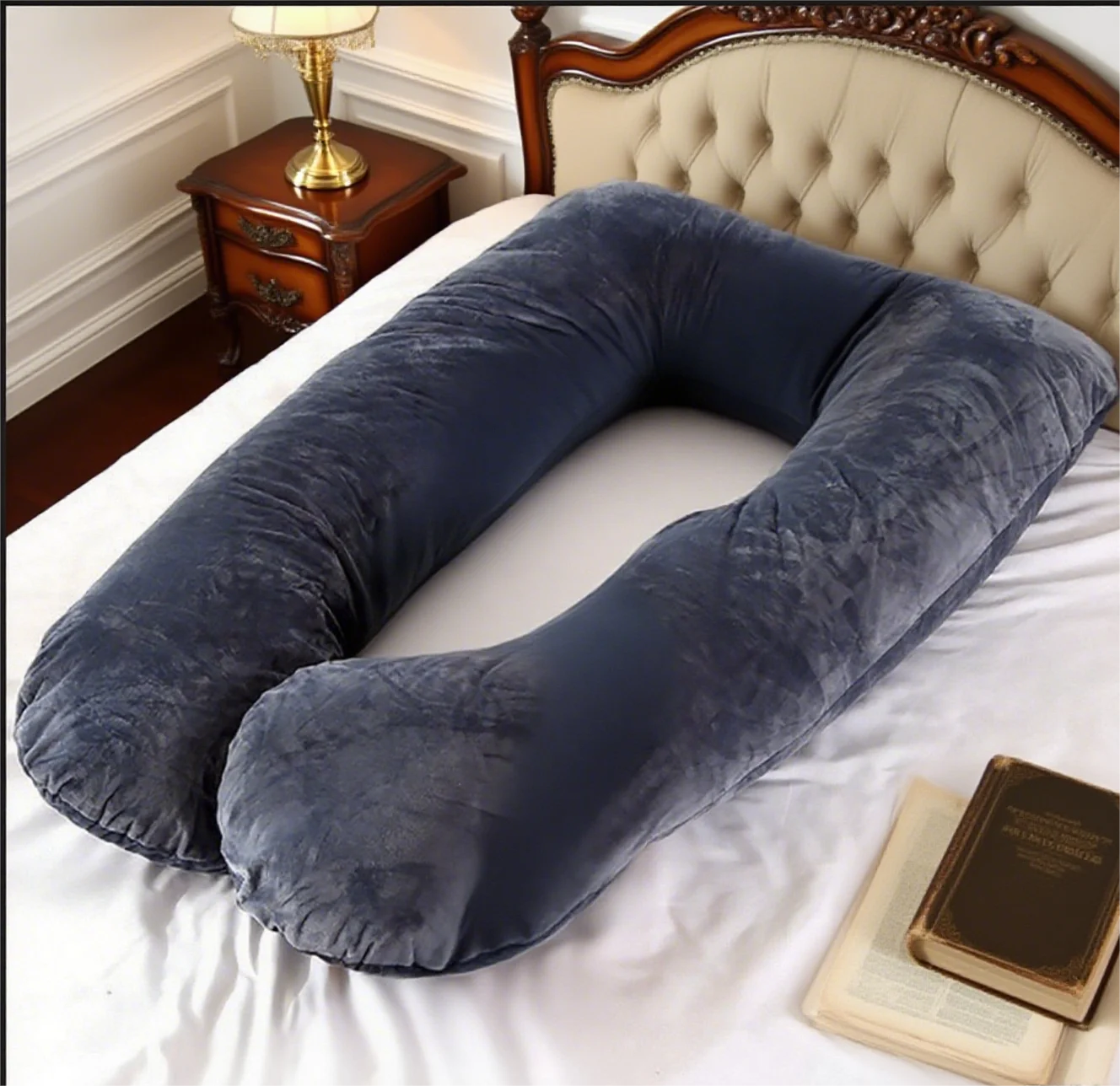 Velvet‑Harbor U‑Pillow