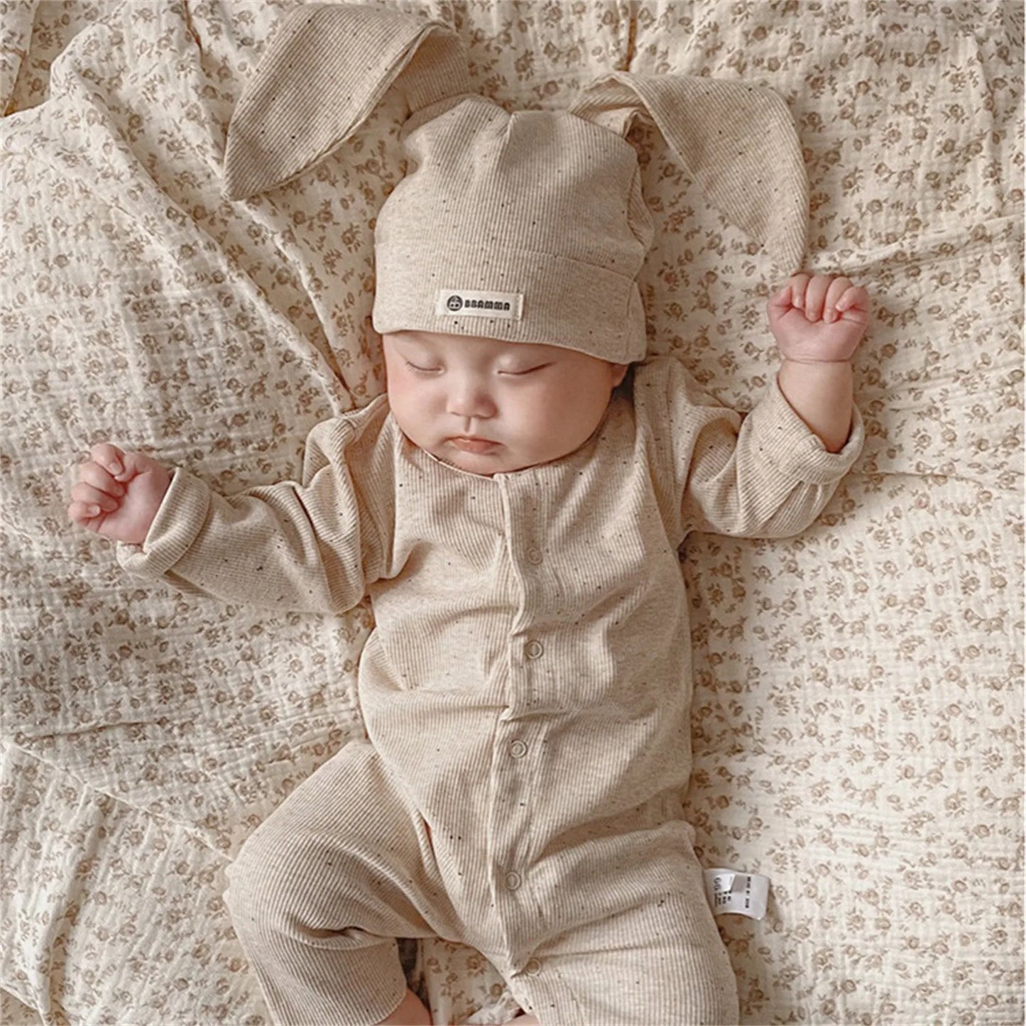 Bunny‑Ear First Easter Romper