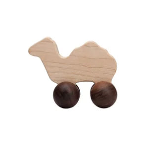 Beech Wood Baby Toys: Car Hedgehog Elephant